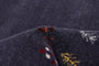 gabbeh rug in abyss | 3'11" x 5'7"
