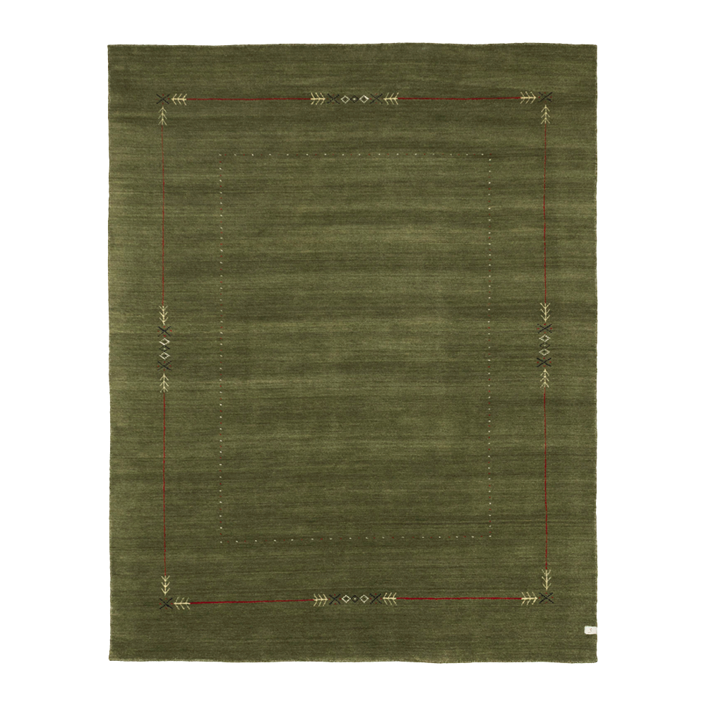 gabbeh rug in verdanta | 365 | 7'9" x 9'9"