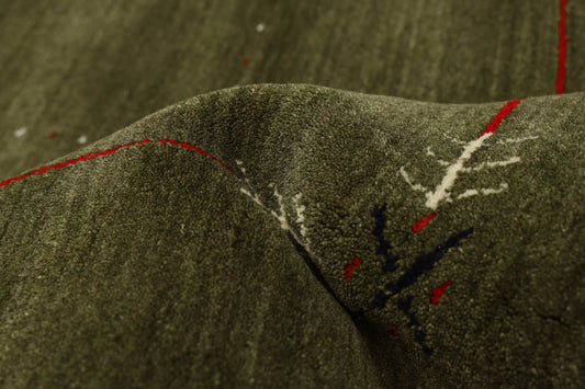 gabbeh rug in verdanta | 365 | 7'9" x 9'9"
