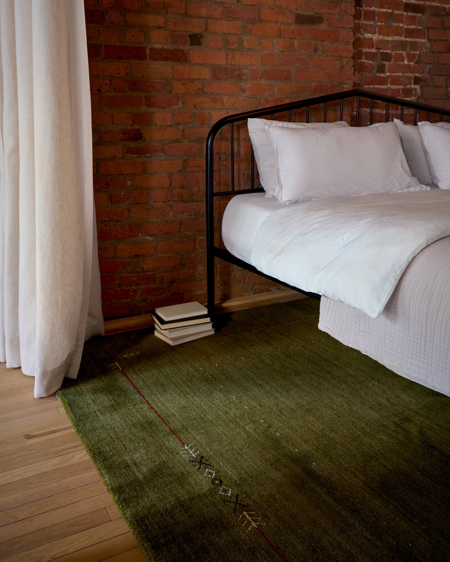 gabbeh rug in verdanta | 365 | 7'9" x 9'9"