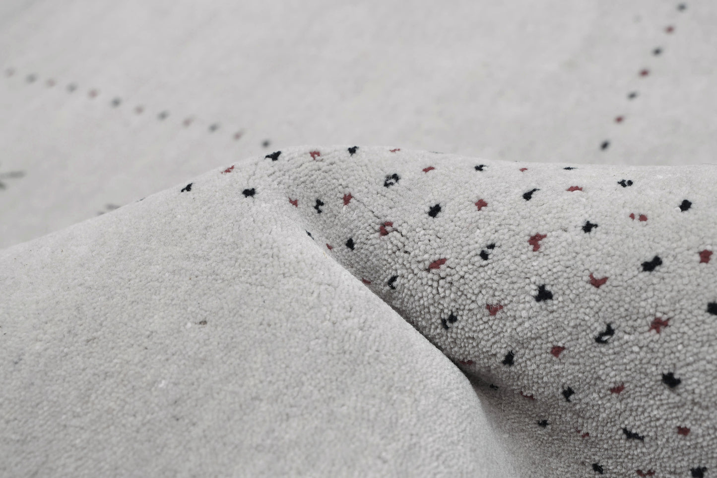 gabbeh rug in slate || 8'0" x 9'4"