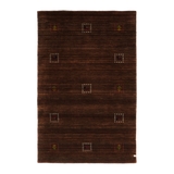 gabbeh rug in hickory || 3'11" x 6'0"