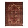 vintage rug in pomegranate | 6'9" x 9'4"
