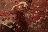 vintage rug in pomegranate | 6'9" x 9'4"