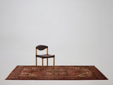 vintage rug in pomegranate | 6'9" x 9'4"
