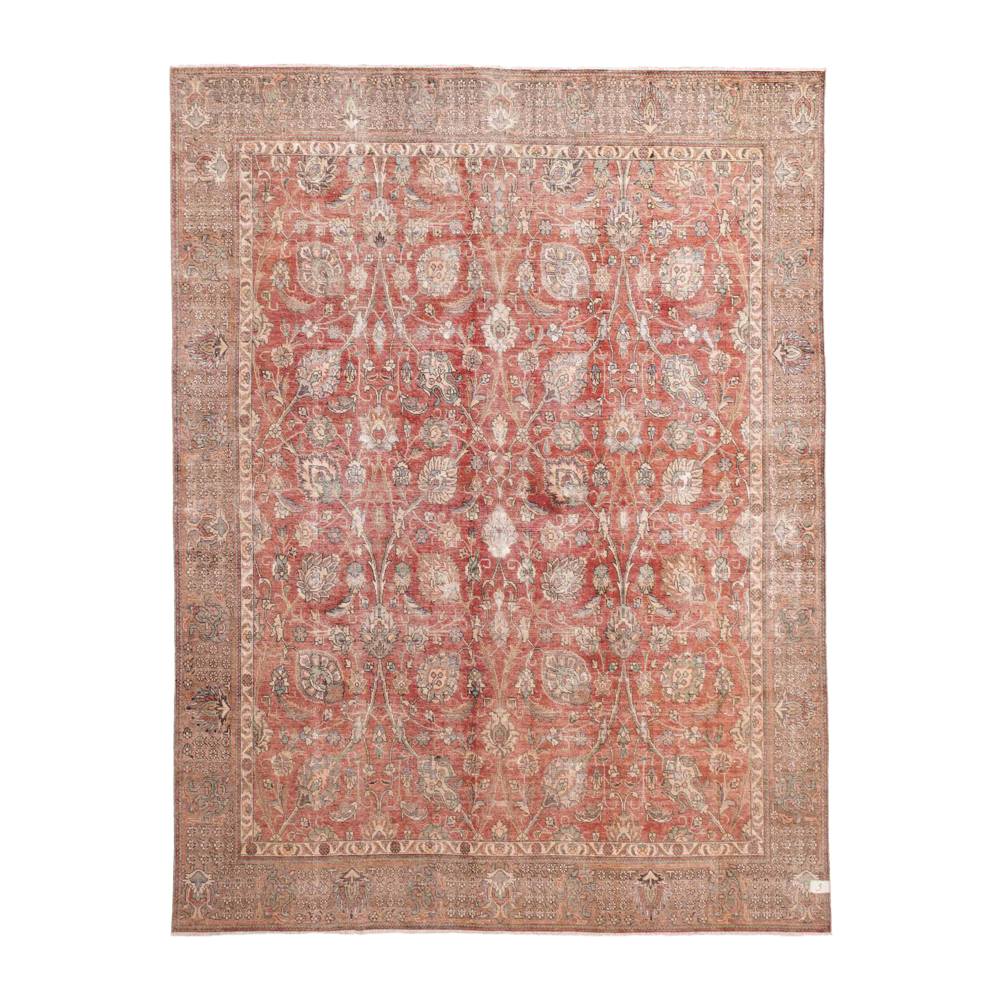 vintage rug in rosewood || 9'3" x 11'11"