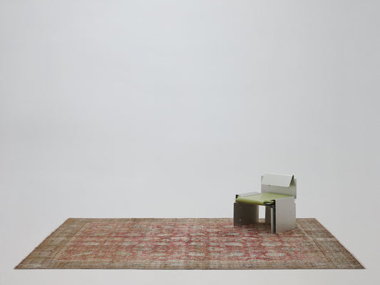 vintage rug in rosewood || 9'3" x 11'11"