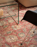 vintage rug in rosewood || 9'3" x 11'11"