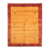 gabbeh rug in spice || 5'11" x 7'4"