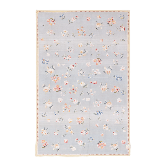 nepalese rug in posy || 5'11" x 9'1"