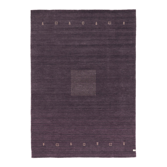 gabbeh rug in mulberry || 5'7" x 7'10"