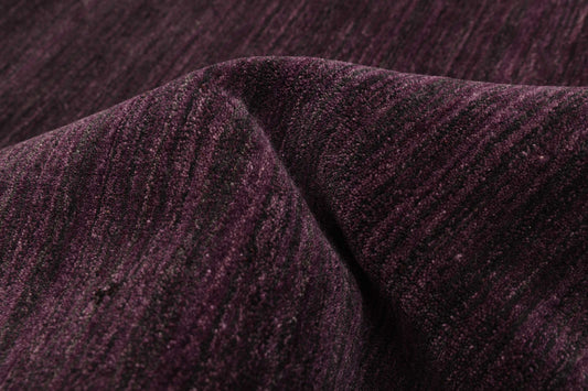 gabbeh rug in mulberry || 5'7" x 7'10"