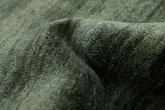 gabbeh rug in moss || 5'3" x 7'10"