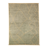 moroccan style rug in basil || 9'0" x 12'3"