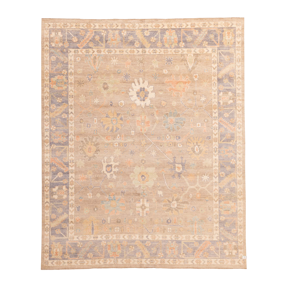 oushak rug in clove || 8'1" x 9'8"
