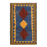 flatweave rug in solar || 5'8" x 9'0"