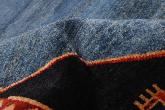 gabbeh rug in jasper || 5'3" x 6'11"