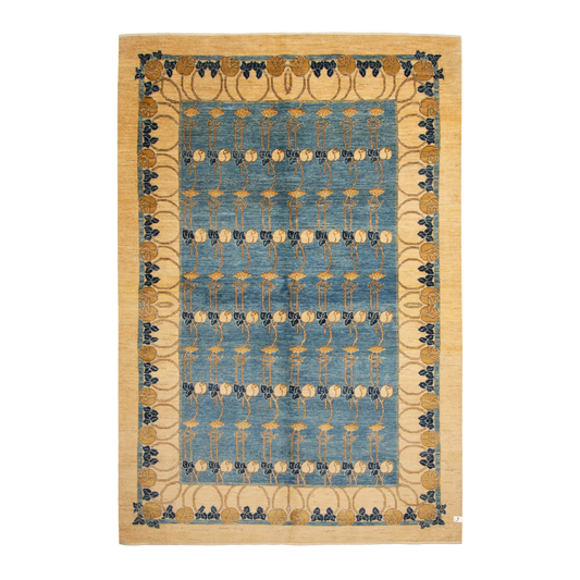 ziegler rug in cornflower || 6'1" x 9'1"