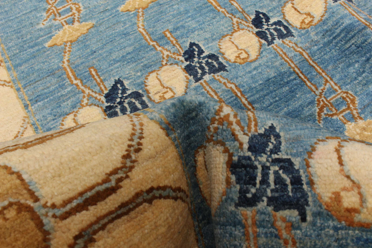 ziegler rug in cornflower || 6'1" x 9'1"