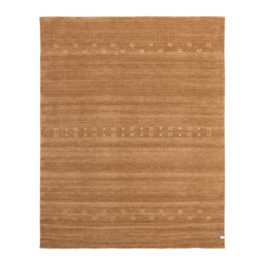 gabbeh rug in loam || 8'0" x 9'11"