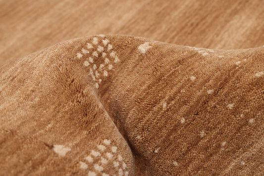 gabbeh rug in loam || 8'0" x 9'11"
