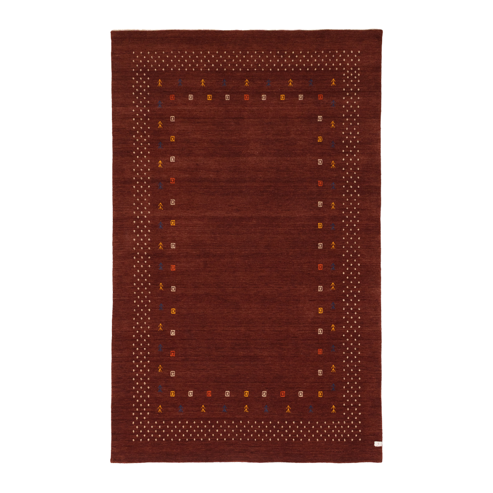 gabbeh rug in ridge || 5'6" x 9'0"