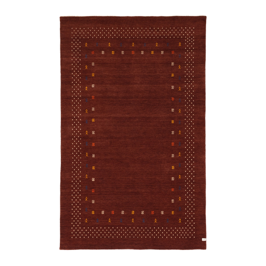 gabbeh rug in ridge || 5'6" x 9'0"