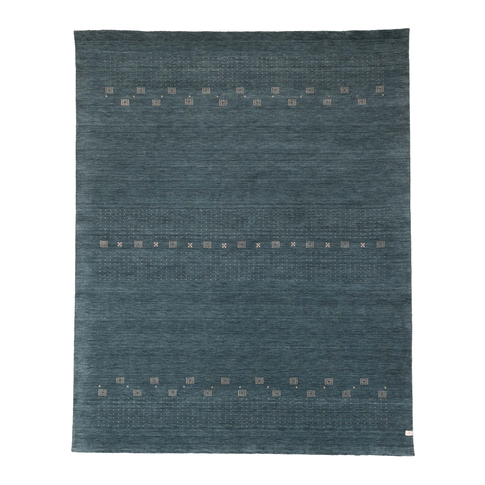 gabbeh rug in tarn || 8'0" x 9'10"