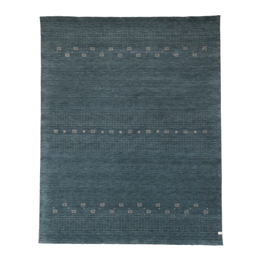 gabbeh rug in tarn || 8'0" x 9'10"