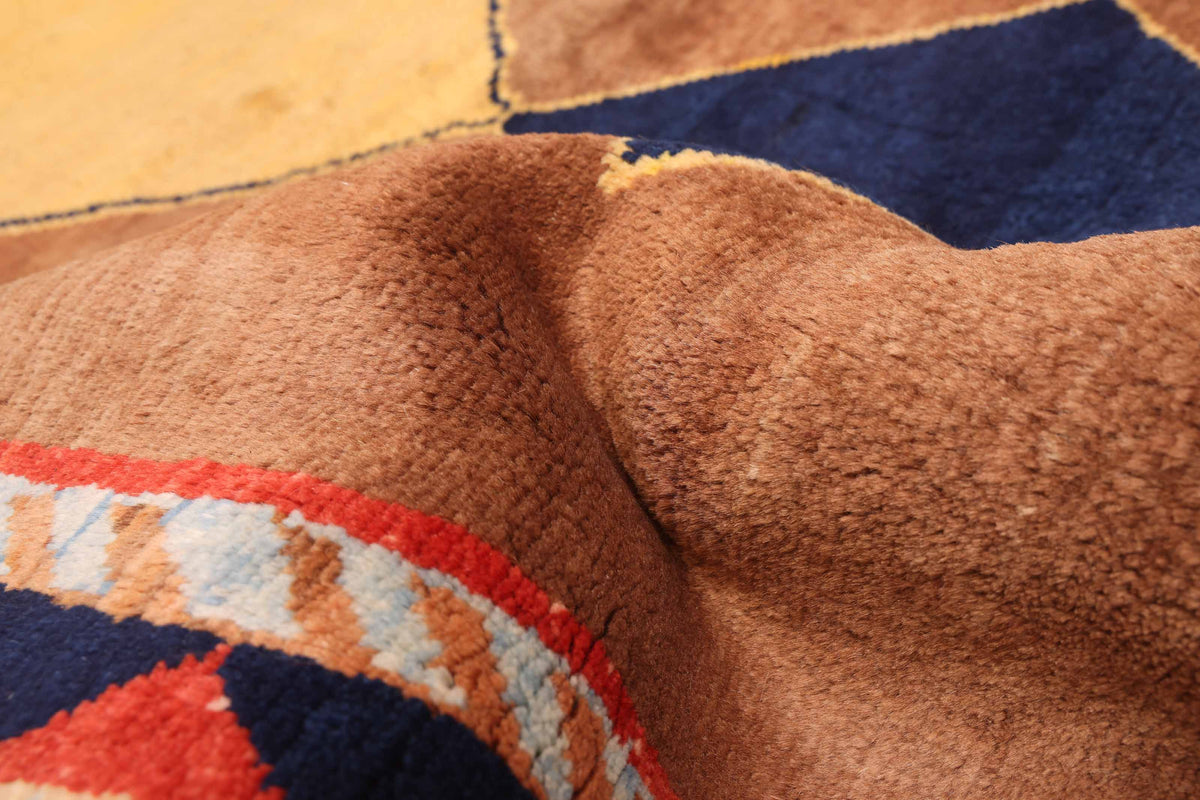 gabbeh rug in adobe || 3'3" x 10'2"