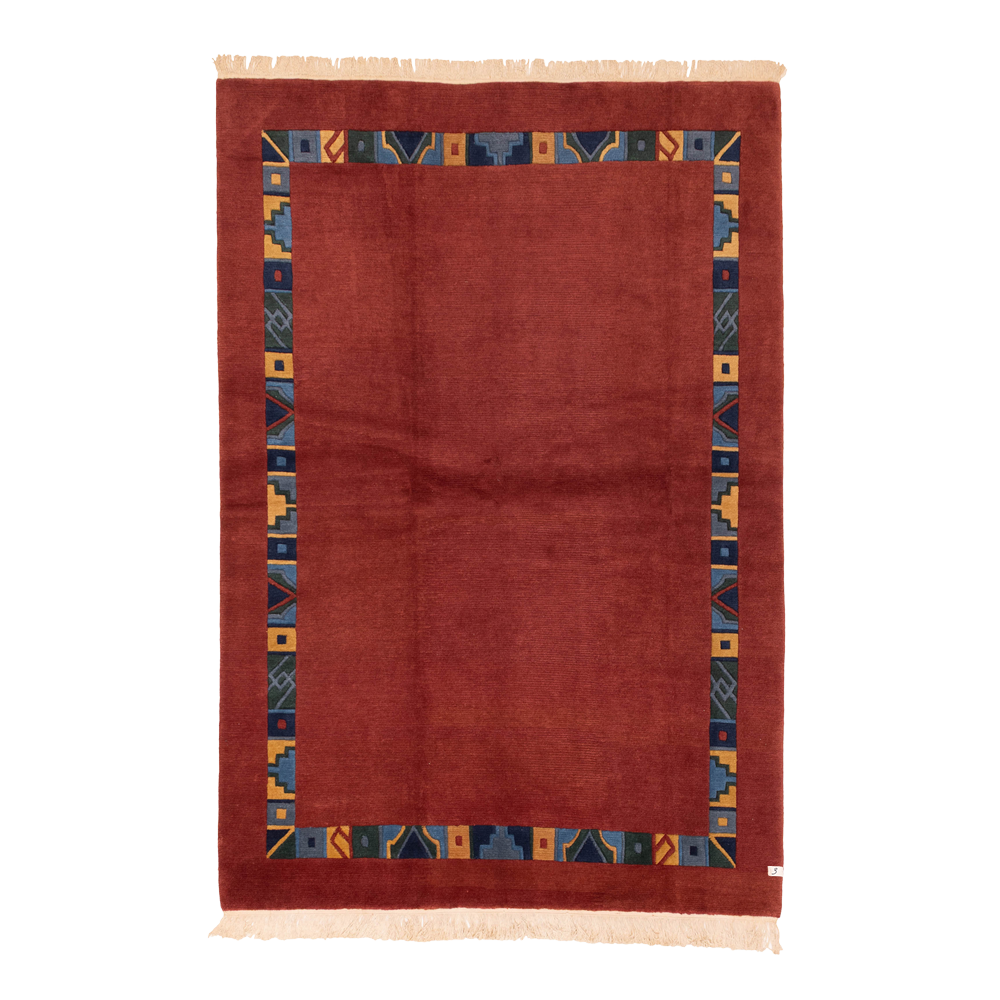tibetan rug in hearth || 5'8" x 8'1"