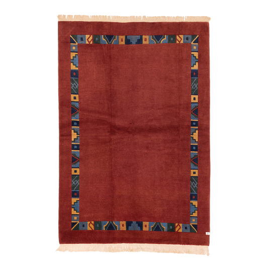 tibetan rug in hearth || 5'8" x 8'1"
