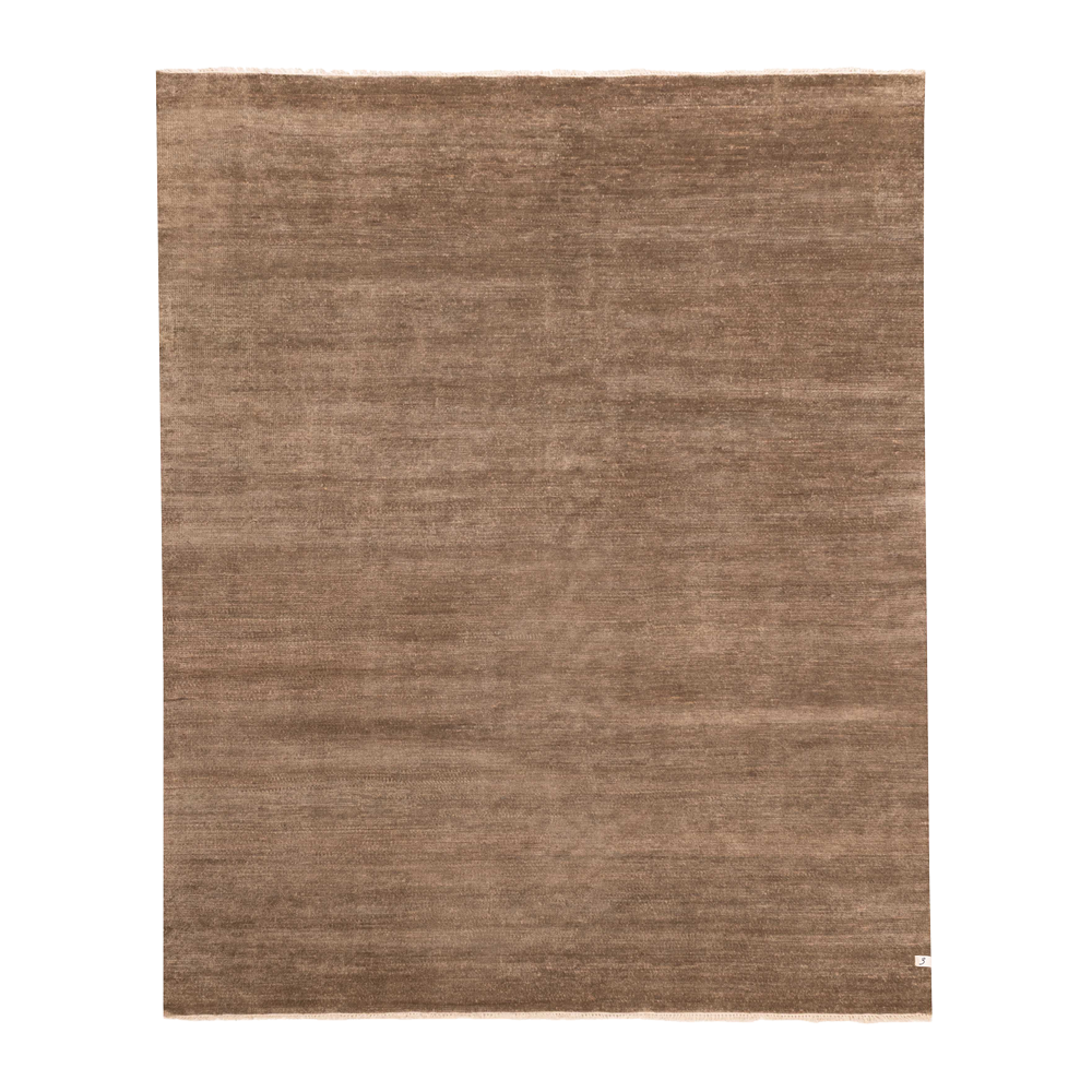 gabbeh rug in bark || 8'0" x 9'6"