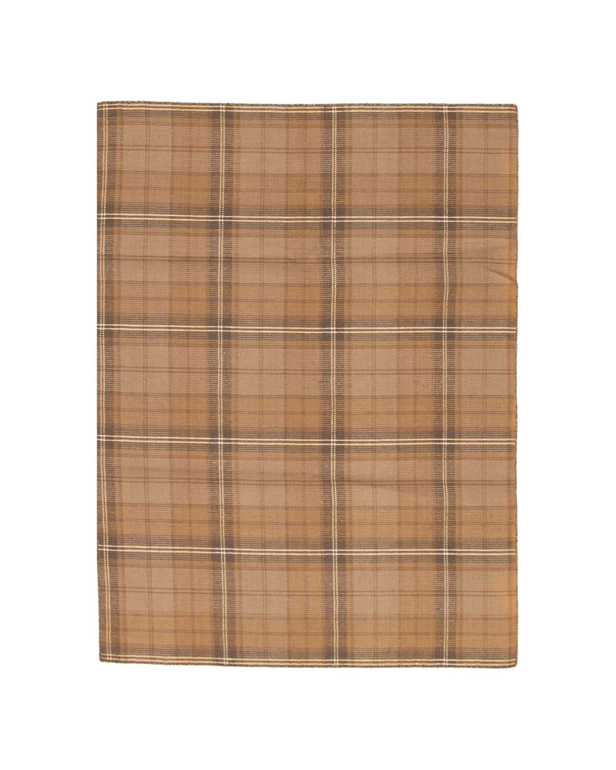 indian flatweave in soil  | #020 | 5'4" x 7'10"