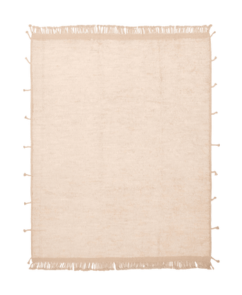 moroccan style rug in ivory | #193 | 8'6" x 10'5"