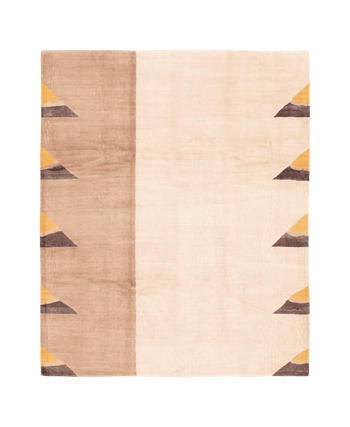 tibetan rug in clove | #087 | 8'1" x 9'9"