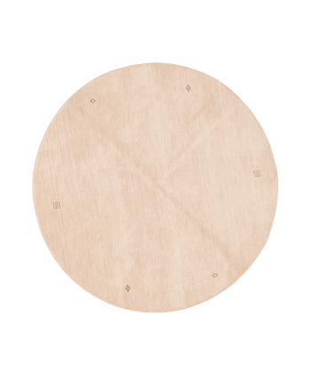 gabbeh rug in oatmeal | #194 | 6'0" x 6'0"