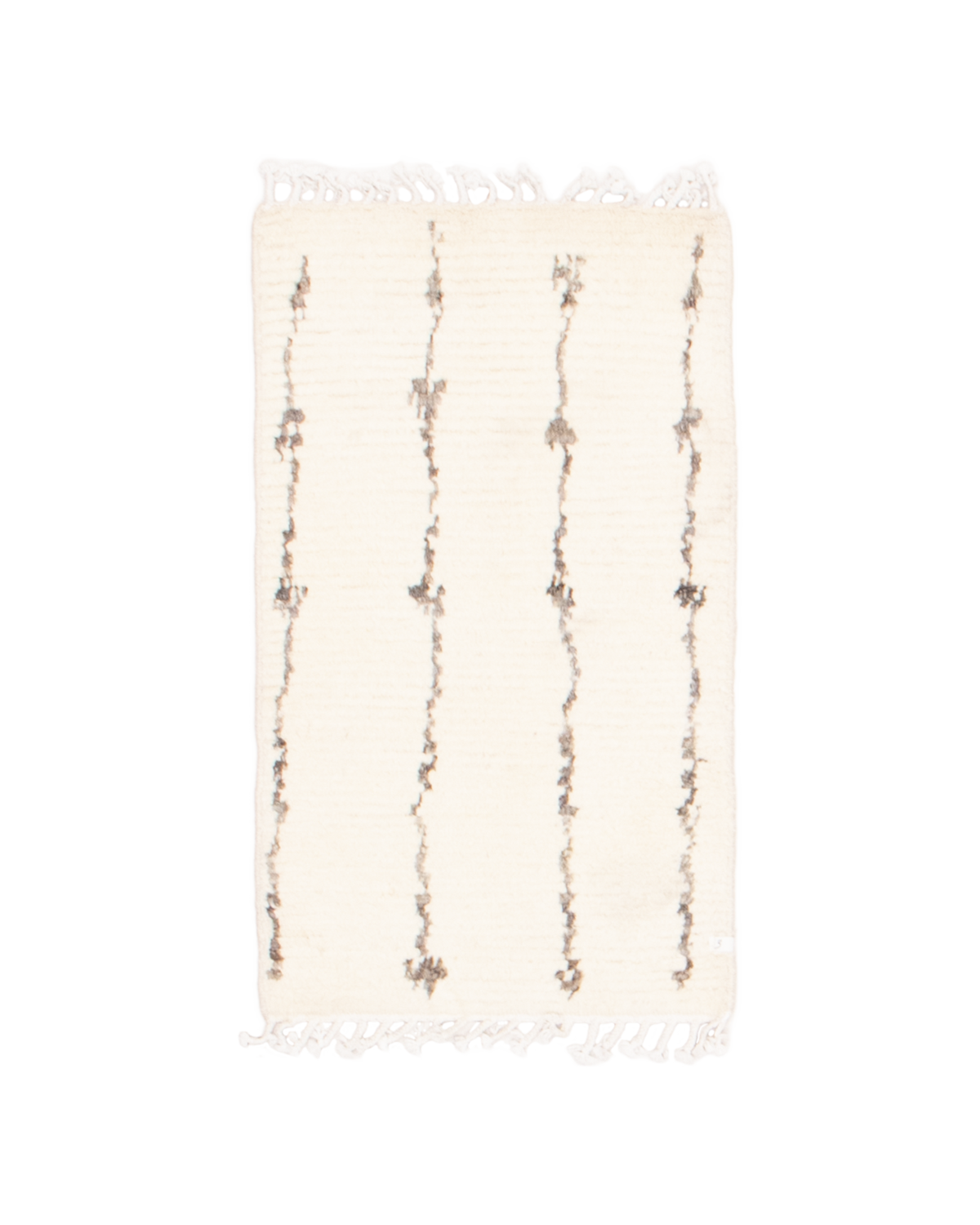 moroccan rug in ecru | #013 | 2'0" x 3'2"