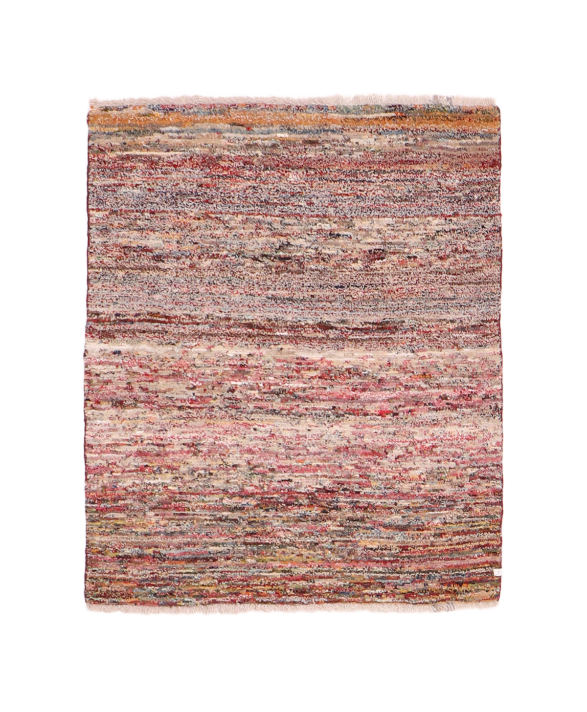 kashkuli gabbeh in sunset | #004 | 3'3" x 4'2"