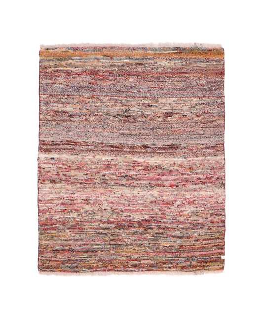 kashkuli gabbeh in sunset | #004 | 3'3" x 4'2"