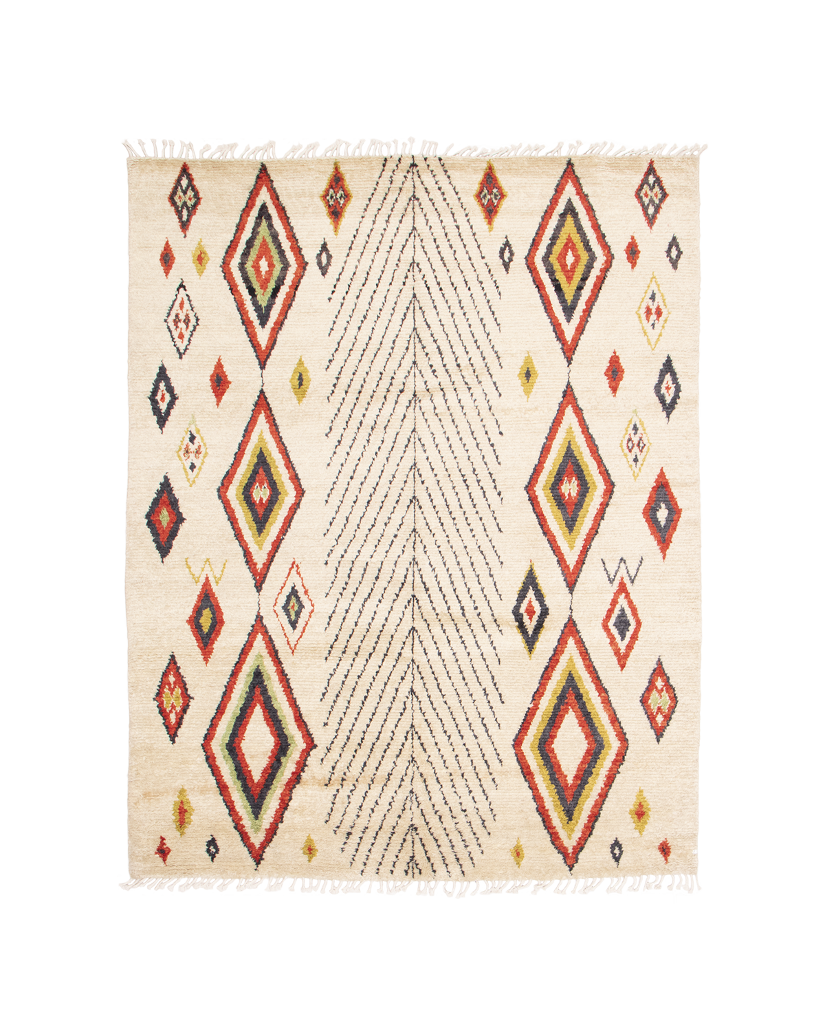moroccan style rug in poppy | #012 | 8'0" x 10'0"