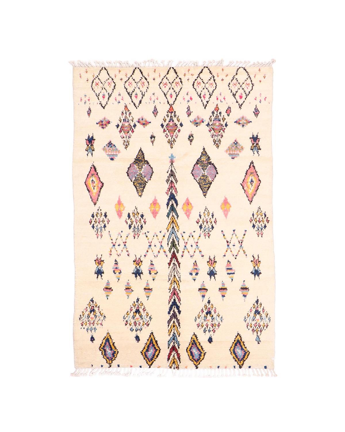 moroccan style rug in snapdragon | #011 | 5'8" x 9'1"