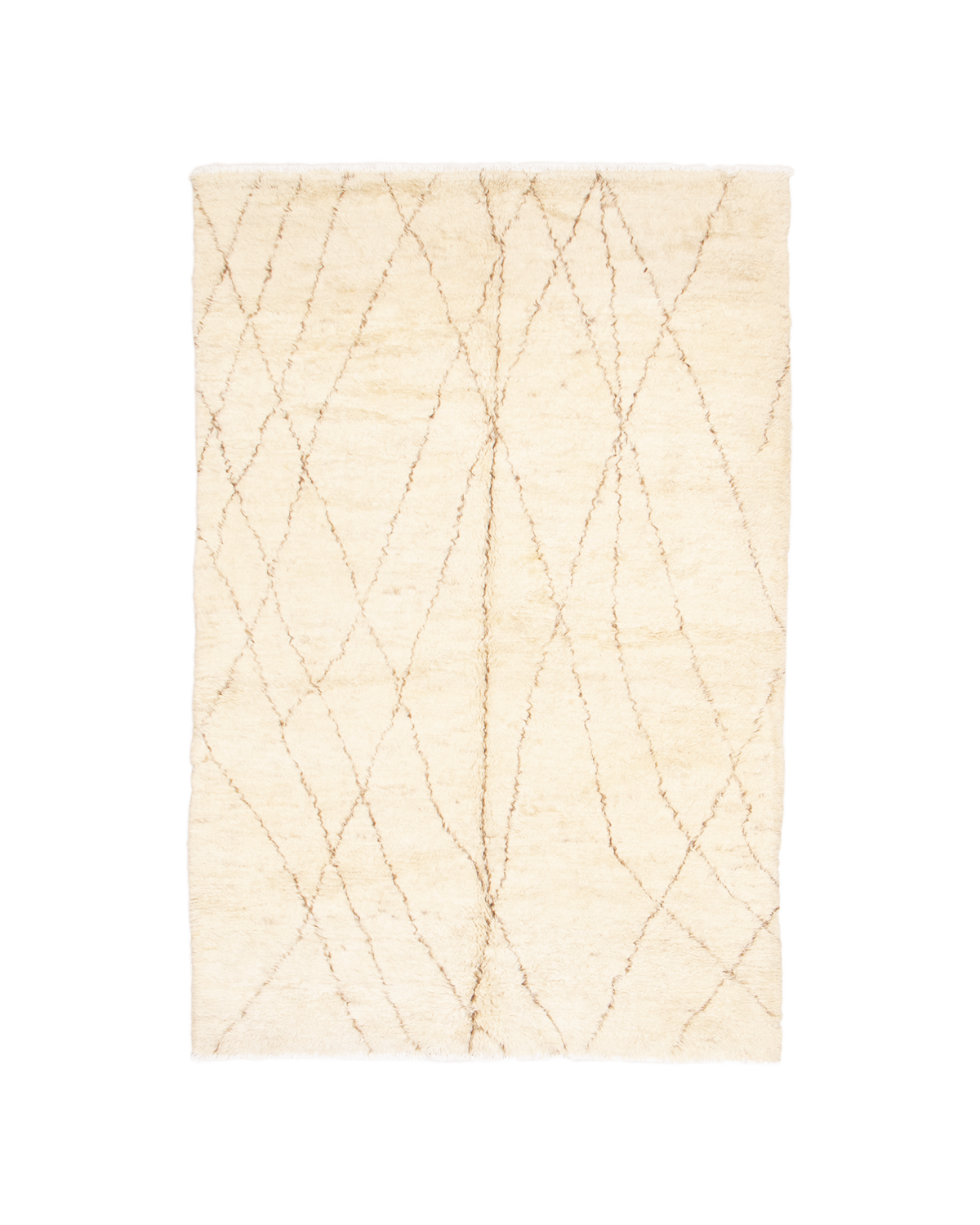 moroccan rug in honey | #005 | 5'8" x 8'7"