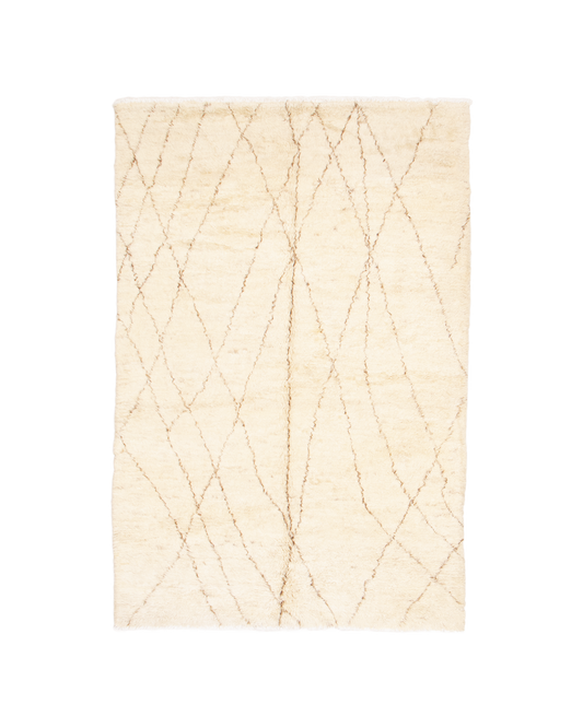 moroccan rug in honey | #005 | 5'8" x 8'7"