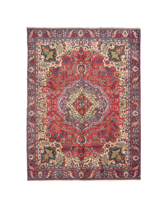 persian rug in wildflower | #016 | 9'6" x 12'6"