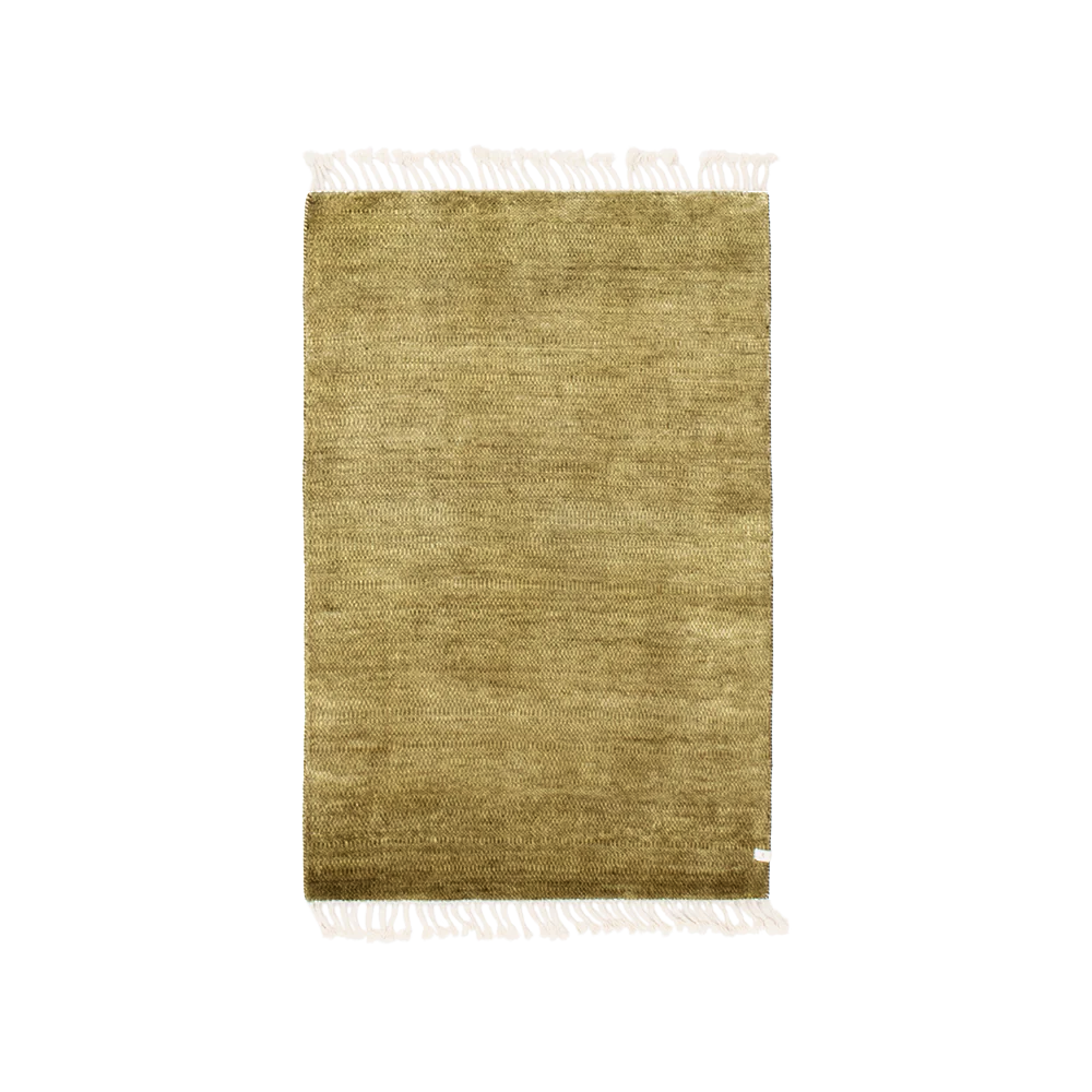 gabbeh rug in sage | #055 | 2'8" x 4'1"