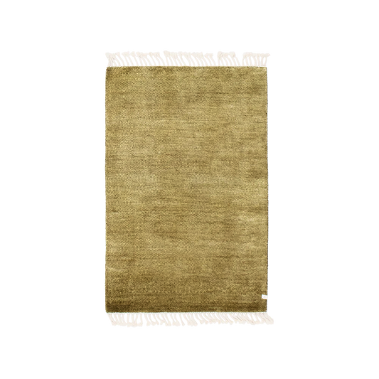 gabbeh rug in sage | #055 | 2'8" x 4'1"