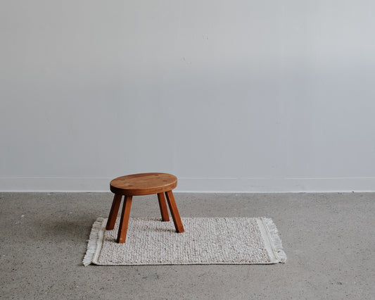 woven mat in buff | #110 | 2'1" x 3'2"