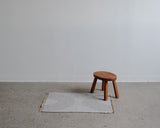 woven mat in concrete | #100 | 2'1" x 3'1"
