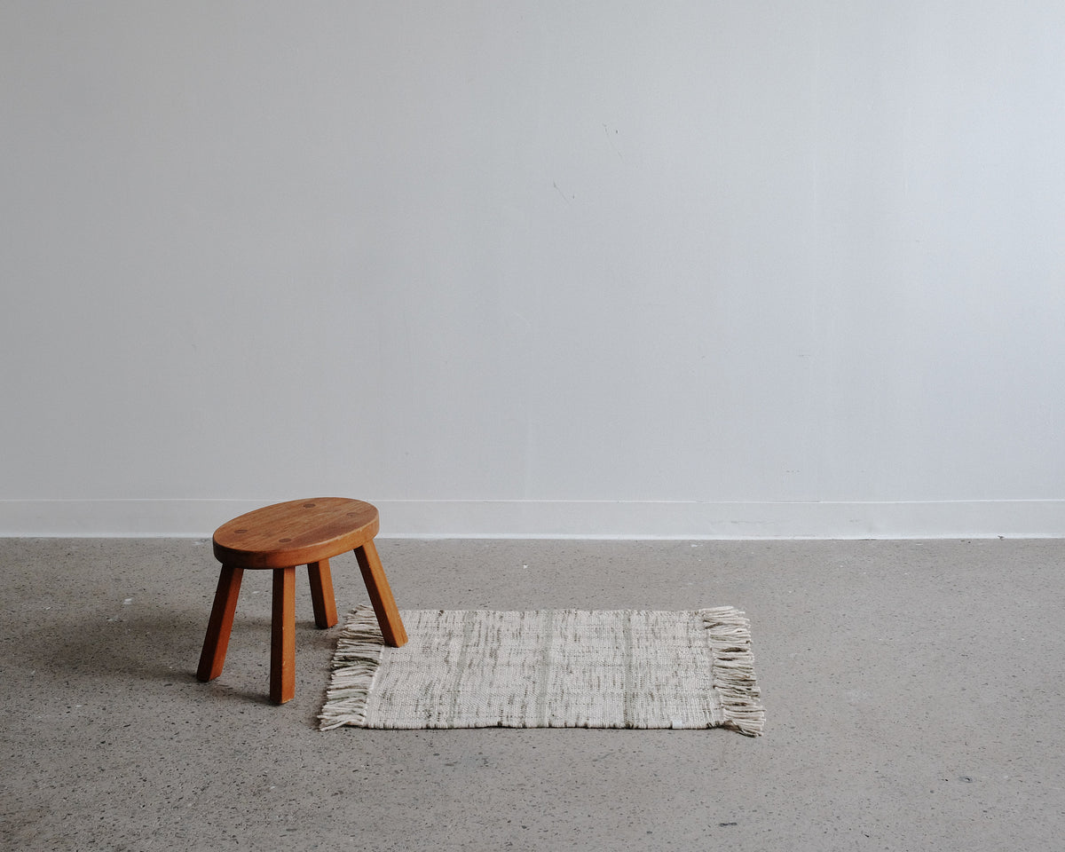woven mat in fern | #107 | 2'0" x 2'11"